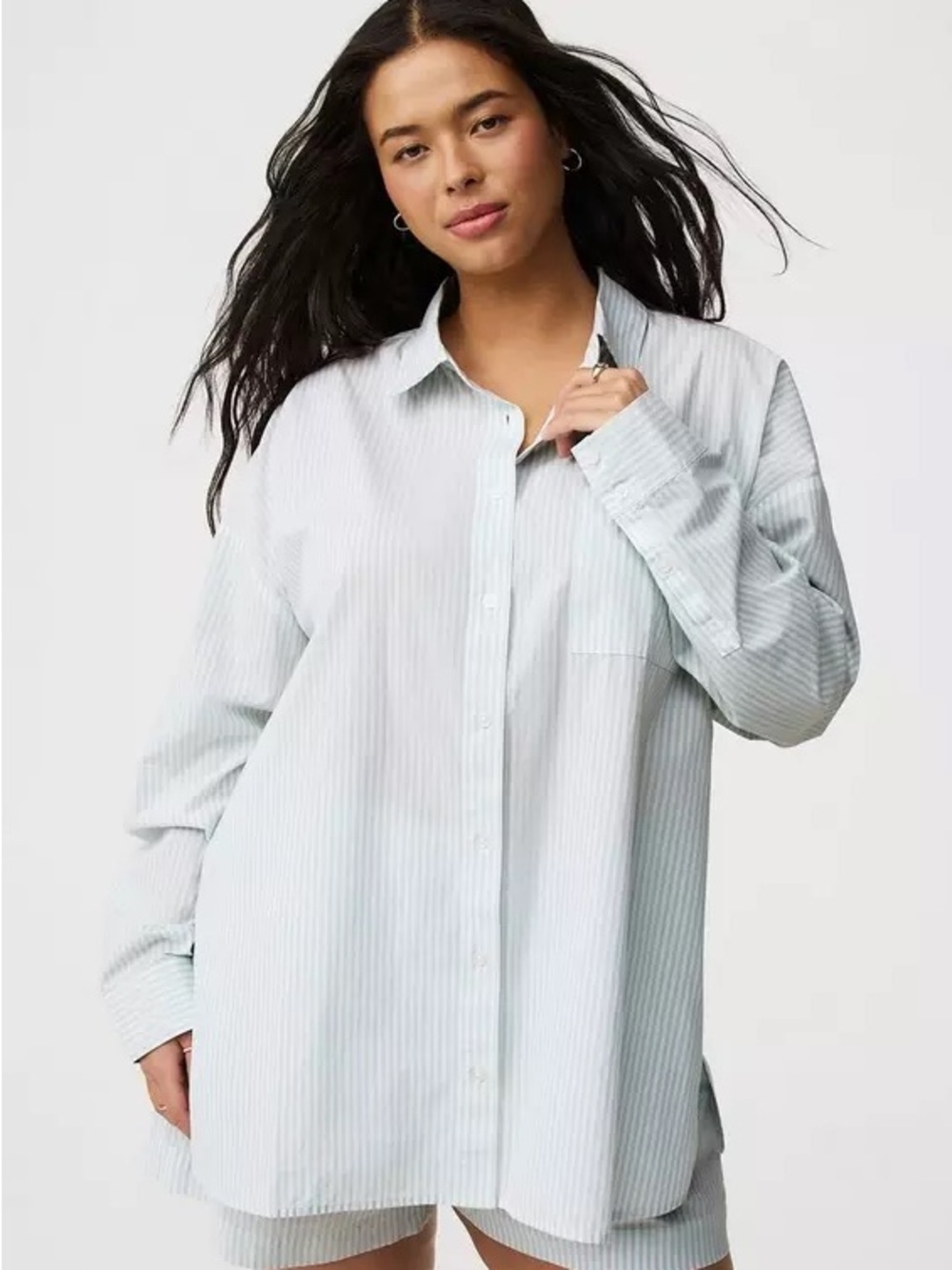 Torrid Soft Cotton Drop-Shoulder Shirt